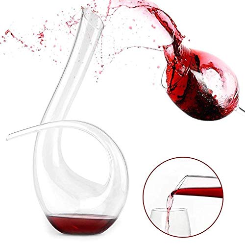 Decantador de vino tinto 6 formas 1260ml Perlas de limpieza de acero inoxidable gratis