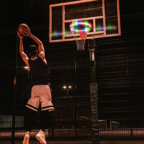 Deer Sencilla LED de luz de aro de Baloncesto, Noche Solar Accesorios Lanzamiento Ligero hasta Tirar al aro de Baloncesto hoopChildren Chucherías al Aire Libre for los niños. Personalidad Moderna