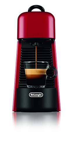 De'Longhi EN200.R - Cafetera con sistema de cápsulas Nespresso, plástico, rojo