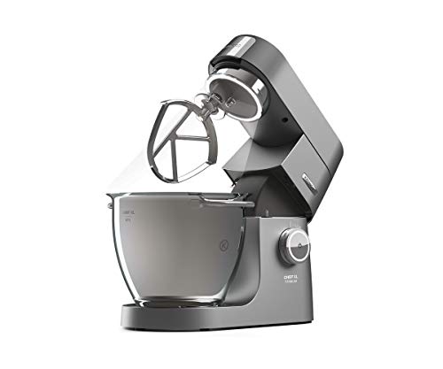 DeLonghi Titanium Chef System Pro robot de cocina, 1500 W, 3 kg, 10 Decibelios, Plata