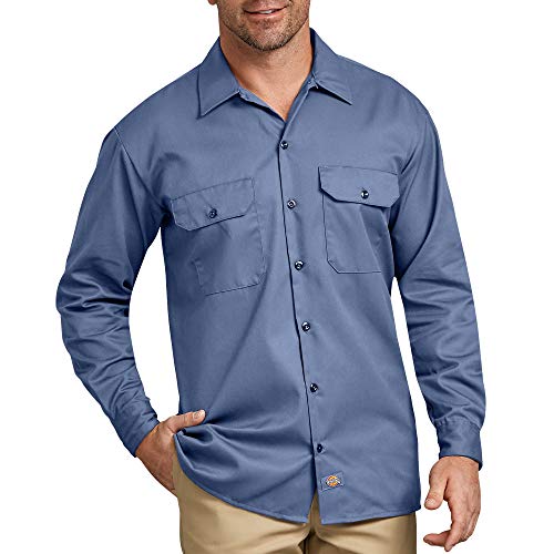 Dickies - Camisa con Manga Larga para Hombre, Color Azul Cielo, Talla 3X Tall