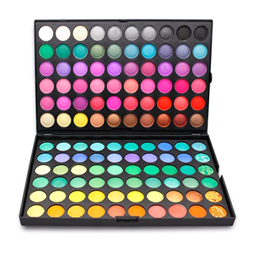 DISINO Paleta de Sombra de Ojos Colección Vivo Brillante Kit de Maquillaje Caja Profesional para Maquillaje Accesorio cosmético de Belleza (Paleta de Sombra de Ojos de 120 Colores) – Dibujo 1