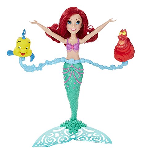 Disney- Princesas Muñeca, Color Verde y Rojo (Hasbro Spain B5308EU4)