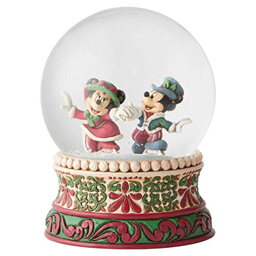 Disney Tradition 6002832 - Mickey & Minnie navidad, bola de nieve