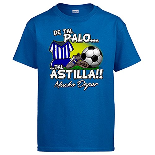 Diver Camisetas Camiseta De Tal Palo Tal Astilla Depor fútbol - Azul Royal, 3-4 años