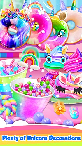 DIY Unicorn Food -Unicorn Cupcake ,Unicorn Donut&Unicorn Snowcone