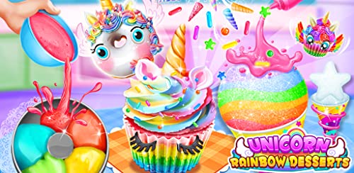 DIY Unicorn Food -Unicorn Cupcake ,Unicorn Donut&Unicorn Snowcone