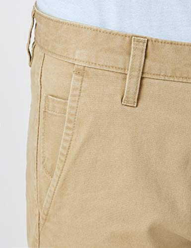 dockers Alpha Original Slim-Stretch Twill Pantalones, Marrón (New British Khaki 0432), 33W / 32L para Hombre