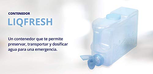 Domplex Dispensador de Agua Liqfresh, 5 LT, Se Encaja en la Nevera