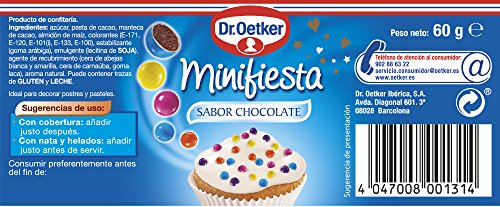 Dr. Oetker Minifiesta Sabor Chocolate 1 Unidad 60 g