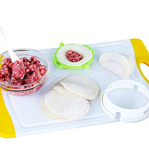 Dumpling Maker, 3 en 1 Kit de moldes para Dumpling, Prensa para ravioles Dough Pastry Pie Dumpling Maker Gyoza Molde Herramienta para moldes, Fácil y ecológico Molde Dumpling, Utensilios de cocina