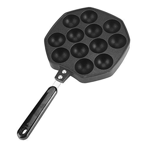 East buy Molde para Hornear, 12 cavidades de Aluminio Antiadherente Takoyaki Grill Pan Plate Pulpo Ball/Pancake Maker Molde para Hornear