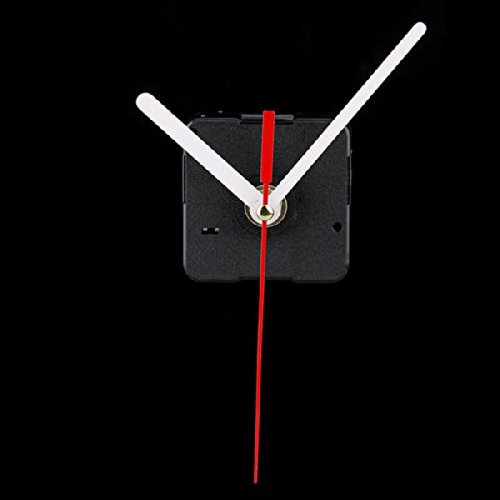 Ecloud Shop Maquinaria de Reloj Aguja Minutera Blanca Segundera Rojo Herramienta DIY (2 Piezas)