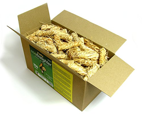 ECO Firelighters 200pcs. in the box, For Fireplace, Stoves, Barbecues and Campfires