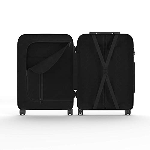 Eglemtek ABS Maleta Equipaje de mano cabina rígida ligera con 4 ruedas, 55cm ,trolley cáscara dura color azul