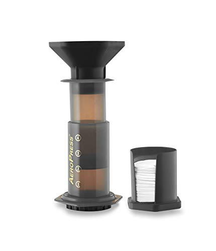 El Globo café & mucho más Cafetera Aeropress (para 1 a 4 Tazas) Incluye 150 Filtros