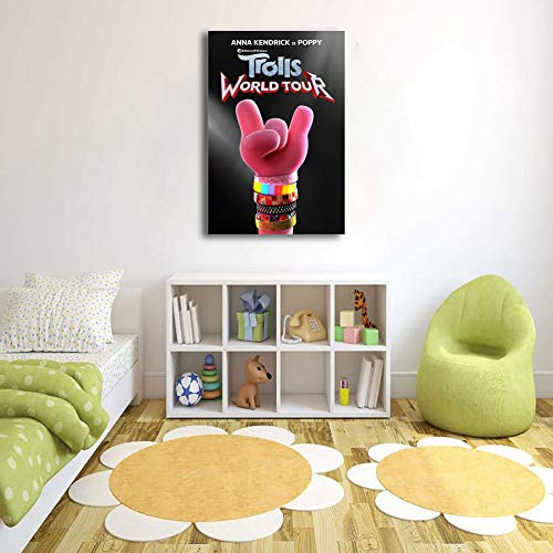 Elliot Dorothy Trolls World Tour - Póster de invitación para niños y niñas (30,5 x 40,6 cm), diseño de trolls