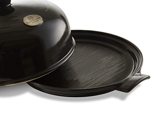 Emile Henry EH799508 - Molde de Pan (cerámico, 33,5 x 28,5 x 16,5 cm), Color Negro