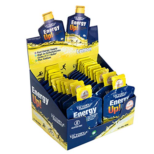 Energy Up Gel Cafeína Sabor Limón. Con plus de sodio. Energía inmediata