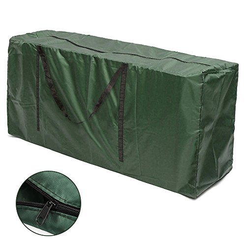 Enjoygoeu Bolsa de Almacenamiento Ligera e Impermeable de Árbol de Navidad Resistentes Carcasa de Transporte Liviana para Guardar Cojín Muebles Otros Accesorios de Jardín Patio (173 x 76 x 51 cm)