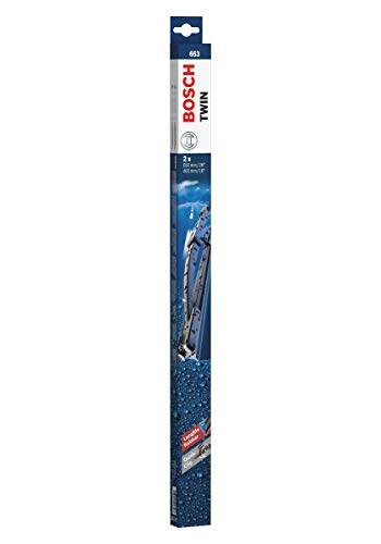 Escobilla limpiaparabrisas Bosch Twin 653, Longitud: 650mm/400mm – 1 juego para el parabrisas (frontal)