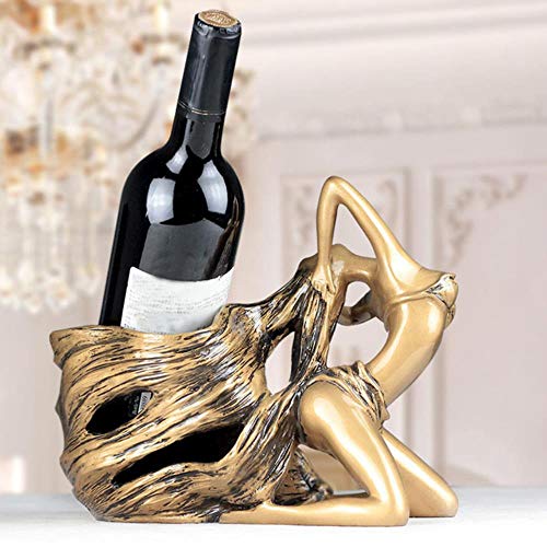 Escultura De Vino 3D Creative Craft Chain Wine Rack Magic Suspended Alcohol Bottle Holder Cuerda Blanca Wine Bottle Holder Práctico Home Kitchen Bar, España