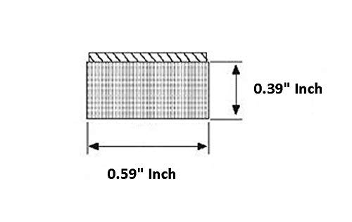Esponja de goma con sello sólido (1 cm de altura x 1,5 cm de ancho, burlete universal de extrusión de neopreno)