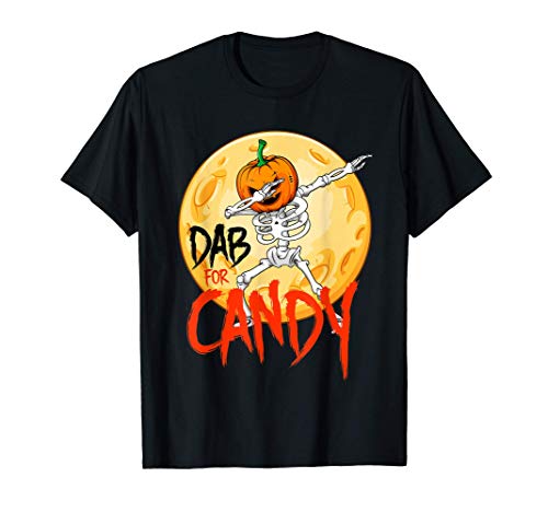 Esqueleto De Calabaza Bailando Feliz Camiseta