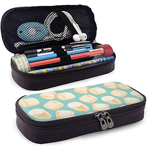 Estuche para lápices Marshmallows Azul Bolso para lápices de gran capacidad Estuche para lápices de maquillaje