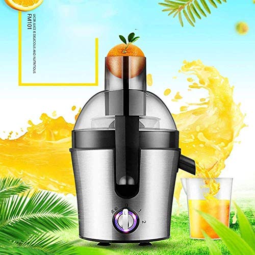 Exprimidor eléctrico Exprimidor automático Máquina de jugo de acero inoxidable de gran diámetro Separación de residuos de jugo