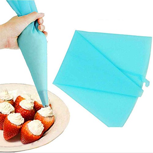 Fangfeen La tubería de Silicona TPU Bolsa Reutilizable formación de Hielo Tubería Manga pastelera Crema para Hornear la Torta Que adorna la Herramienta de Bricolaje Bolsa de pastelería