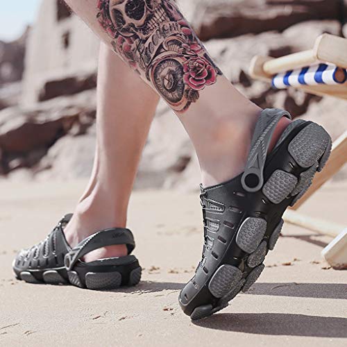 Fannyfuny_Zapatos Hombres Zuecos Hombre Zuecos para Unisexo Zapatillas de Trabajo Zapatos Mujeres Sandalias Verano Zuecos Hombre Playa Piscina Sanitarios Sandalias 40-45