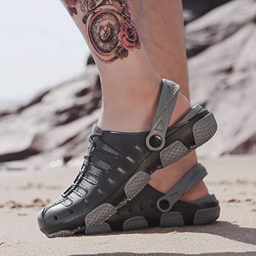 Fannyfuny_Zapatos Hombres Zuecos Hombre Zuecos para Unisexo Zapatillas de Trabajo Zapatos Mujeres Sandalias Verano Zuecos Hombre Playa Piscina Sanitarios Sandalias 40-45