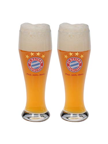 FC Bayern München - Juego de 2 vasos de cerveza