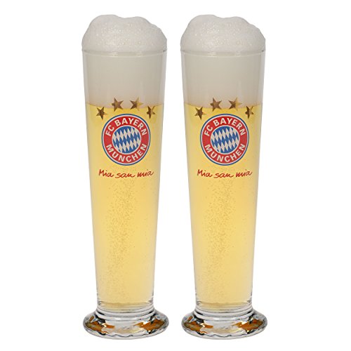FC Bayern Múnich Vaso de cerveza Pilsner Juego de 2