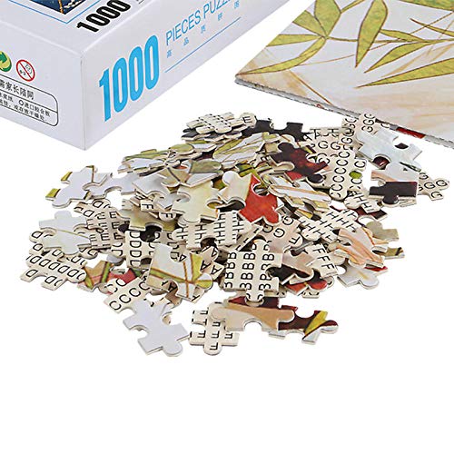 FDDPT Puzzle 1000 Piezas Vela Serie 150028 Rompecabezas de Madera para Adultos Juego Familiar 75x50cm