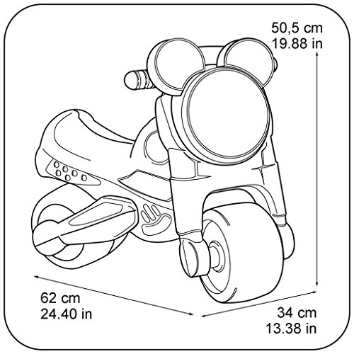 FEBER- Disney Moto diseño Mouse Clubhouse, Mickey, (Famosa 800006252)