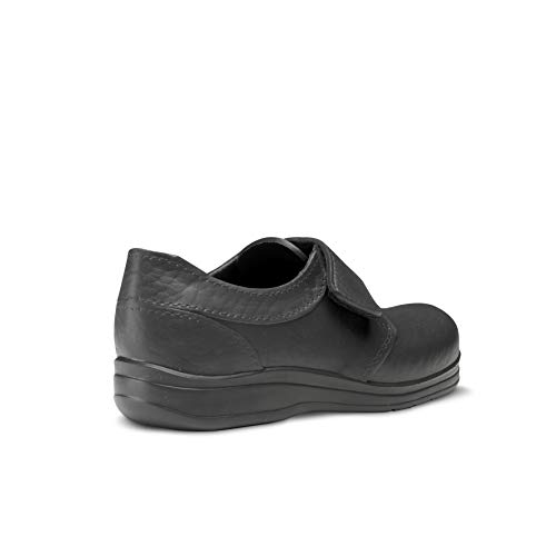 Feliz Caminar - Zapato Sanitario Flotantes Velcro Negro, 39