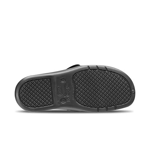 Feliz Caminar - Zapato Sanitario Flotantes Velcro Negro, 39