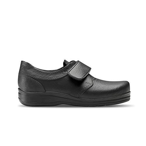 Feliz Caminar - Zapato Sanitario Flotantes Velcro Negro, 39