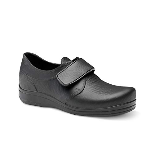 Feliz Caminar - Zapato Sanitario Flotantes Velcro Negro, 39