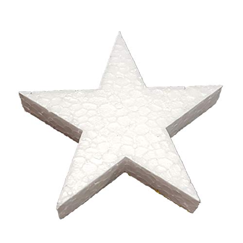 Figura en Forma de Estrella de 20Cm. en poliestireno sin Pintar para Decoraciones