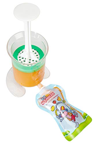 Fill'n Squeeze, Paquete de Relleno de Bolsas de Alimentos Resellables Reusables para Destete de bebés y Alimentación de niños, 10 x 150 ml