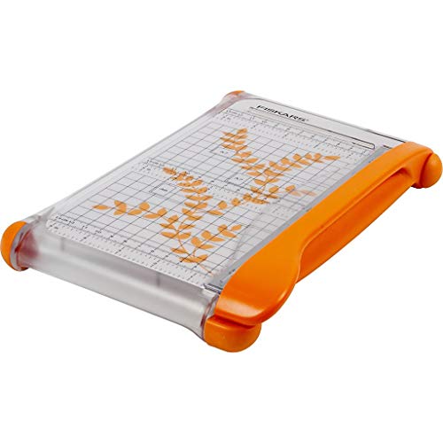 Fiskars Guillotina Bypass, Cizalla para papel A5, con Protección para dedos, 1003922