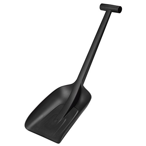 Fiskars Solid Pala de nieve para el coche, Longitud: 63 cm, Negro, 1019353