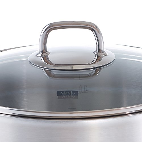 Fissler Viseo Batería 5 Piezas, para Todo Tipo de cocinas, Acero Inoxidable