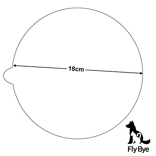 Fly-Bye 12x Discos/Almohadillas de Reemplazo para Trampas de Pulgas – Paquete ECONOMICO