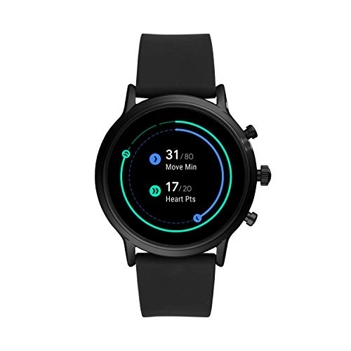 Fossil Smartwatch Pantalla táctil para Hombre de Connected con Correa en Silicona FTW4025