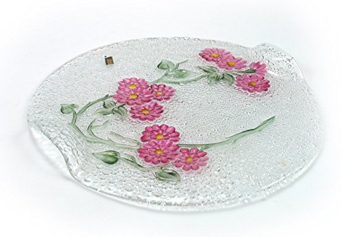 FranquiHOgar Anemone, Juego de vajilla Decorativa en Cristal de Bohemia, 16 Piezas