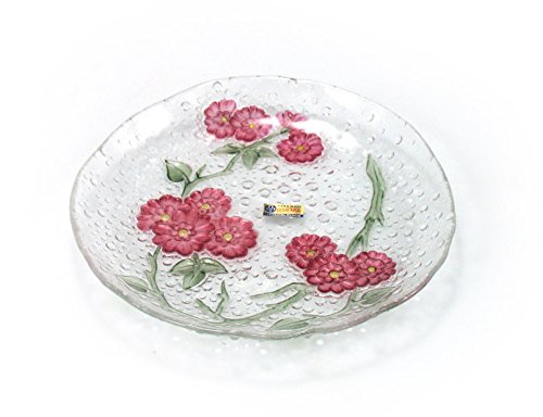 FranquiHOgar Anemone, Juego de vajilla Decorativa en Cristal de Bohemia, 16 Piezas